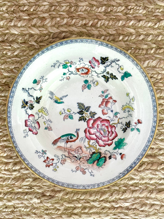 Antique Ashworth Bros. Chinoiserie Dinner Plate #1