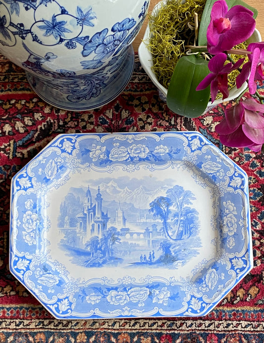 RARE C. 1839-1864 J. Clementson “Udina” Pattern Platter